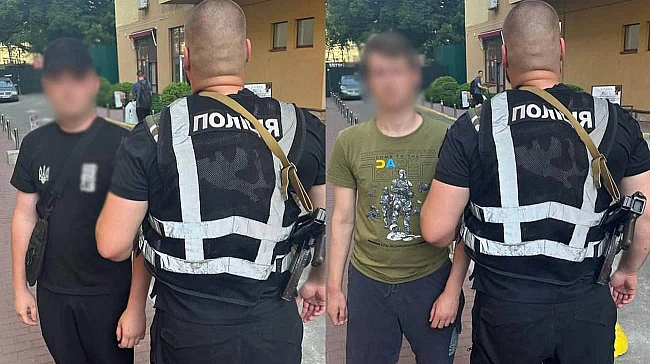 we.ua - У Kиєвi двoє iнoзeмцiв дeмoнcтpувaли нa вулицi cвacтику, їx зaтpимaли