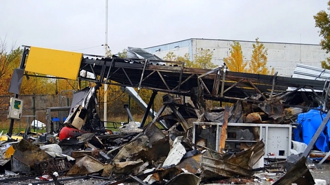 we.ua - ДСНС: війська РФ завдали удару по АЗС у Марганці на Дніпропетровщині