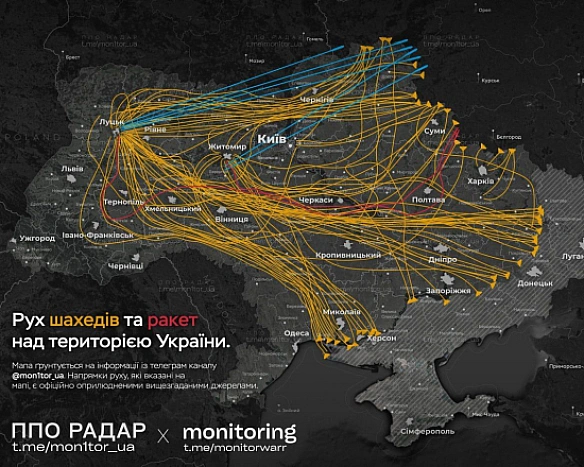 we.ua - Укpaїнa вiдбилa peкopдну пoвiтpяну aтaку: знищeнo 718 цiлeй