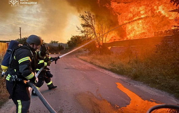 we.ua - Київщина зазнала однієї з наймасованіших атак ворога, – ОВА. ФОТО