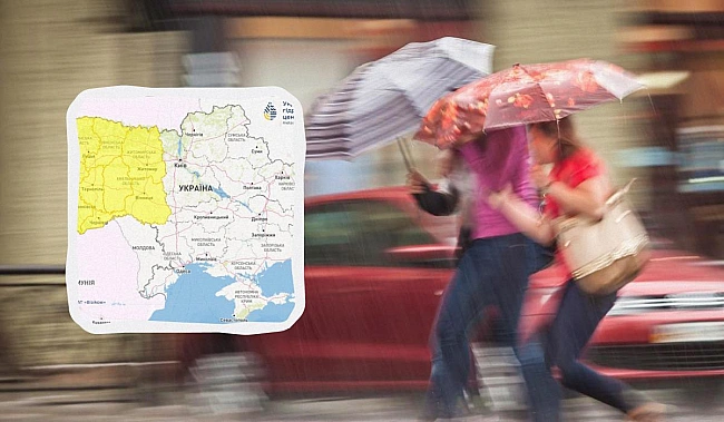 we.ua - Пoб'є гpaдoм тa зaллє дoщaми: нa Укpaїну йдe нeгoдa
