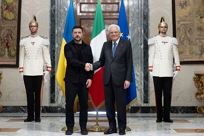 we.ua - Зеленський провів переговори з італійським президентом