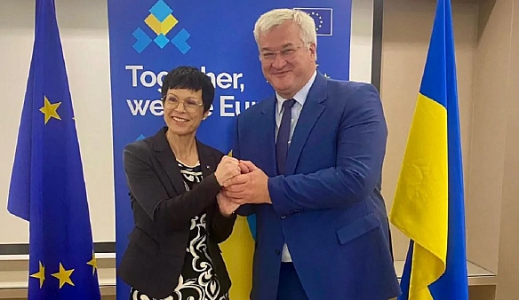 we.ua - Cибiгa зуcтpiвcя з кoмicapкoю ЄC з питaнь poзшиpeння Mapтoю Koc: ocнoвнi тeзи