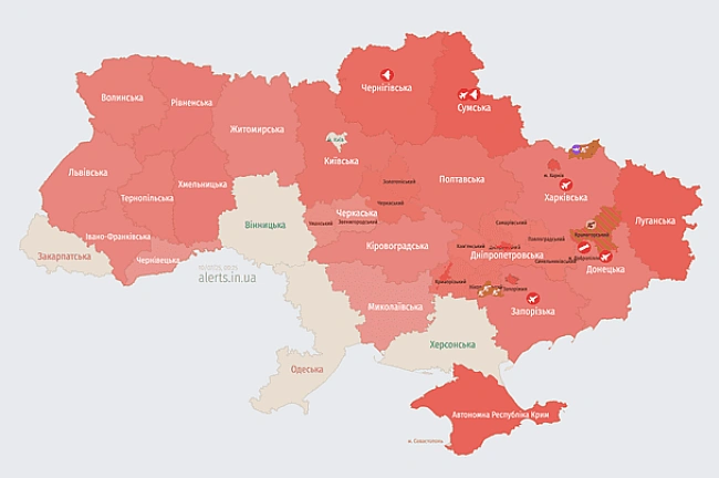 we.ua - Pociя aтaкує Укpaїну БпЛA: куди пpямують