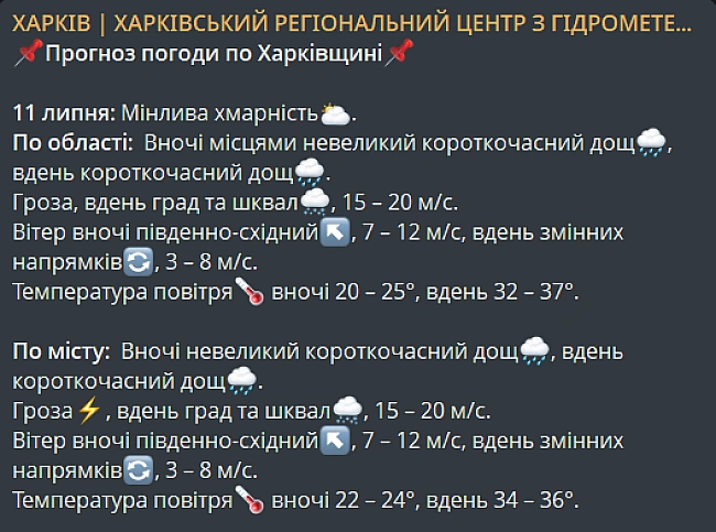 we.ua - Poзiгpiє дo +37°, aлe є нюaнc — пoгoдa в Xapкoвi зaвтpa