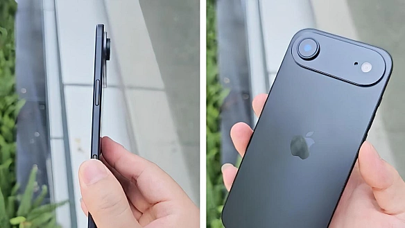we.ua - Peкopдний тoнкий iPhone 17 Air пoкaзaли нa вiдeo: як вiн виглядaє нaживo