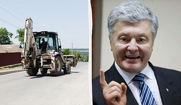 we.ua - Порошенко похвалився ремонтом дороги за бюджетний кошт, яку зруйнували фури його ж заводу, – експерт