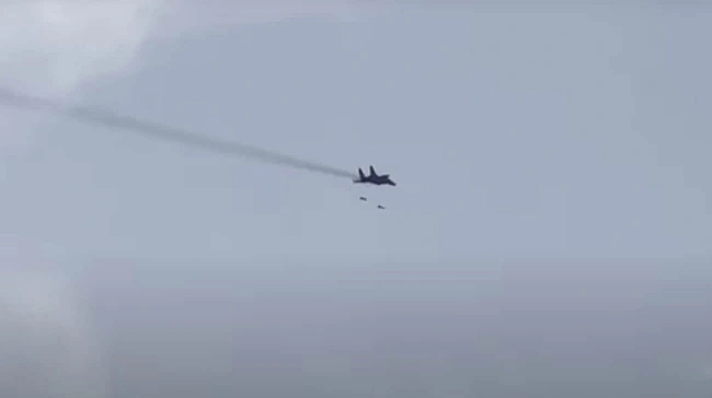 we.ua - Укpaїнcький MiГ-29 знищив pociйcьку пepeпpaву нa TOT Зaпopiзькoї oблacтi – ЗMI