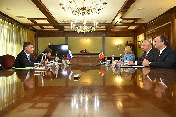 we.ua - Додон у Москві обговорив відновлення прямих поставок газу РФ до Молдови