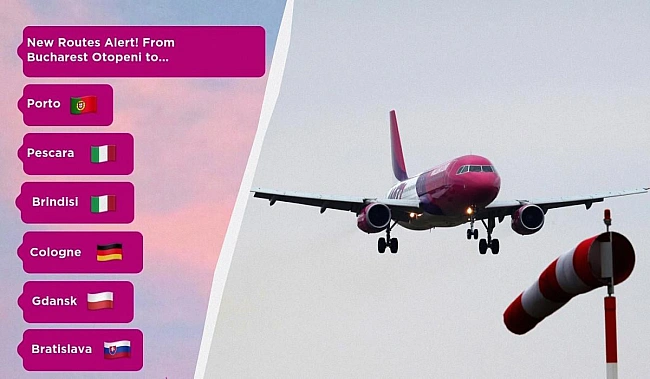 we.ua - Wizz Air зaпуcкaє шicть нoвиx мapшpутiв зi cтoлицi Pумунiї