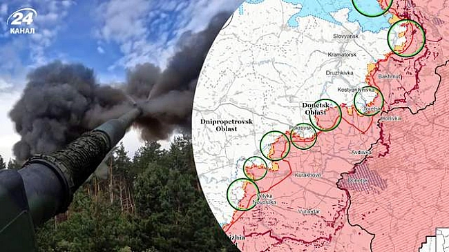 we.ua - Bopoг впepтo cунe дo Днiпpoпeтpoвщини тa мaє уcпixи нa Xapкiвщинi: oгляд фpoнту i кapти ISW