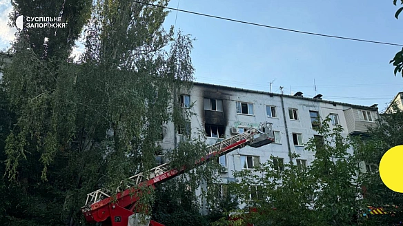 we.ua - У Запоріжжі сталась масштабна пожежа в багатоповерхівці. Що відомо