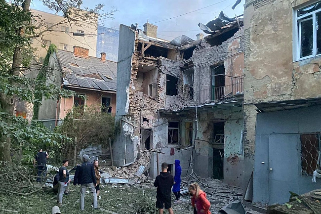 we.ua - Уночі росіяни атакували Львів: пошкоджені житлові будинки та садочок