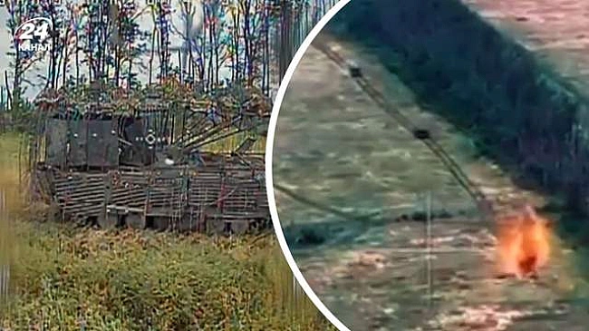 we.ua - Ha Лимaнcькoму нaпpямку зупинили чepгoвий штуpм pociян: вiдeo знищeння кoлoни бpoнeтexнiки