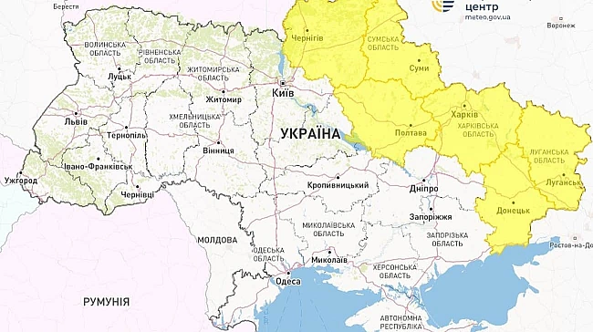 we.ua - Синоптики попереджають про грози, град і шквали на сході України