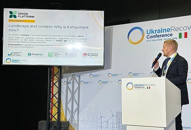 we.ua - На Міжнародній конференції з питань відновлення України презентували Зелену платформу