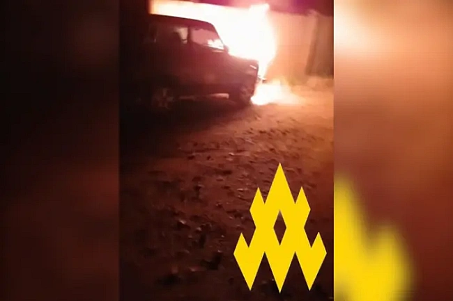 we.ua - Агент «АТЕШ» знищив машину кадирівців у Маріуполі