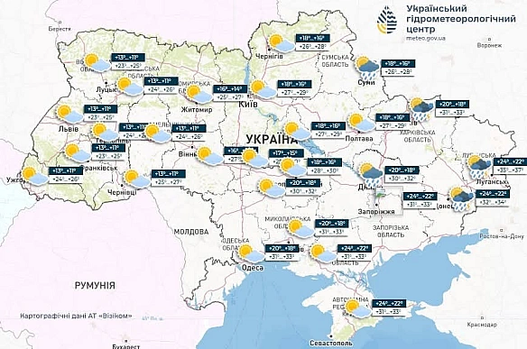 we.ua - Із градом і шквалами — яка погода буде в Україні сьогодні