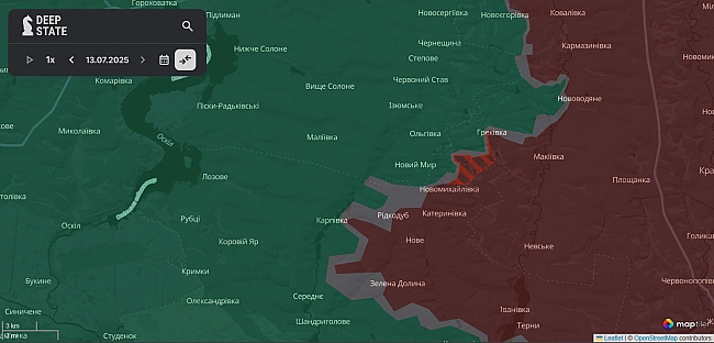 we.ua - Росіяни просунулись біля Новомихайлівки, Романівки та ще 5 населених пунктів, - DеерStаtе. КАРТИ
