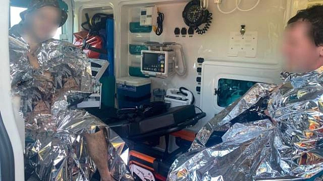we.ua - Заблукали у болотах біля Білорусі: чоловіки без документів шукали порятунку в ДПСУ