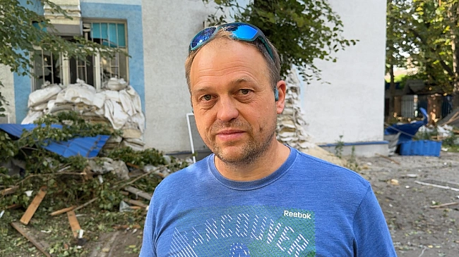 we.ua - Удар БпЛА по лікарні у Слов'янську 13 липня: волонтер з Латвії розказав, як пережив атаку і фіксував наслідки обстрілу