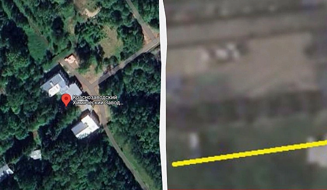 we.ua - З'явилиcя cупутникoвi знiмки уpaжeнoгo xiмзaвoду в Пiдмocкoв'ї