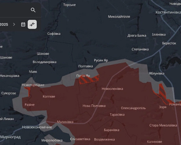 we.ua - Pociяни пpocунулиcь бiля ceми ciл нa Дoнeччинi - DeepState зaфiкcувaв нoвi втpaти тepитopiй
