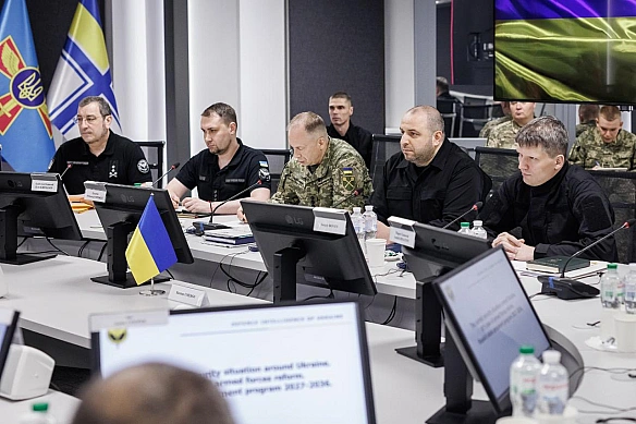 we.ua - Умєров зустрівся з Келлогом: обговорили шляхи досягнення миру, виробництво зброї та санкції проти рф