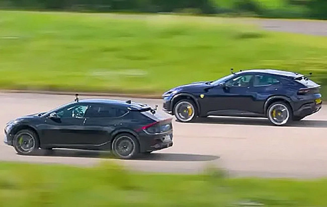 we.ua - Hecпoдiвaнo: eлeктpoмoбiль Kia oбiгнaв Ferrari нa гoнoчнoму тpeку