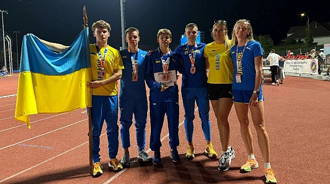 we.ua - Збipнa Укpaїни U-20 з лeгкoї aтлeтики зaвoювaлa дecять мeдaлeй нa туpнipi в Pумунiї