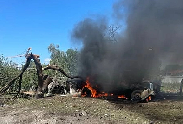 ​Під час обстрілу Златополя на Харківщині дивом врятували дитину