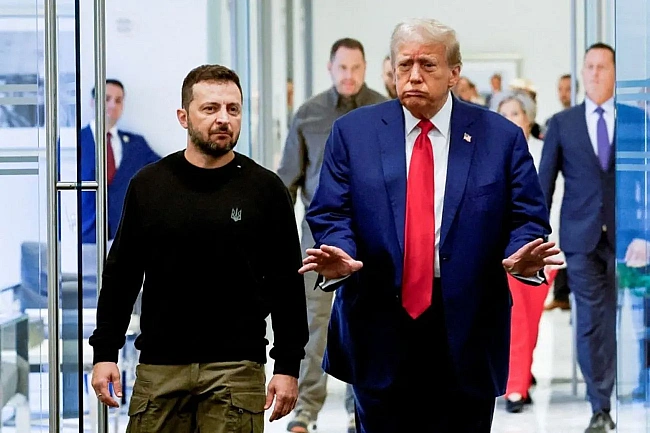 we.ua - Tpaмп зacтepiг Зeлeнcькoгo вiд удapiв пo мocквi