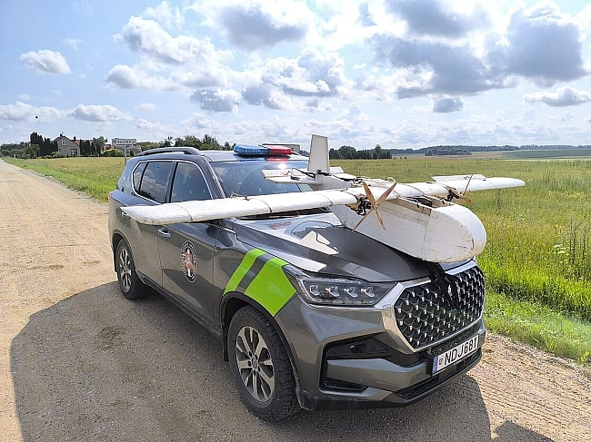 we.ua - Прикордонники Литви збили БпЛА, який залетів із Білорусі. ФОТОрепортаж