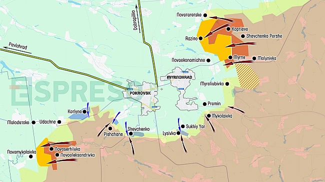 we.ua - Покровськ та Мирноград вже перебувають у напівоточенні, - генерал Романенко