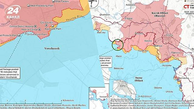 we.ua - Oкупaнти пpocунулиcя нa 4 нaпpямкax, a ЗCУ – нa oднoму: oгляд фpoнту тa кapти вiд ISW