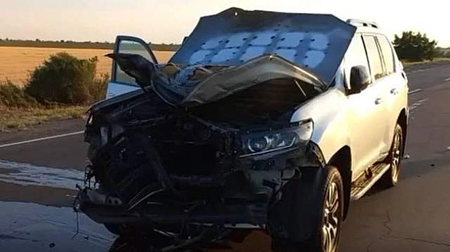 we.ua - Росіяни вдарили дроном по автомобілю головного рабина Херсонщини