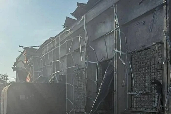 we.ua - Окупанти знищили відділення «Нової пошти» у Слов'янську