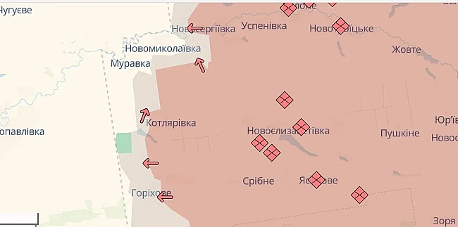 we.ua - російські війська просунулися біля п&ароs;яти населених пунктів на Донеччині
