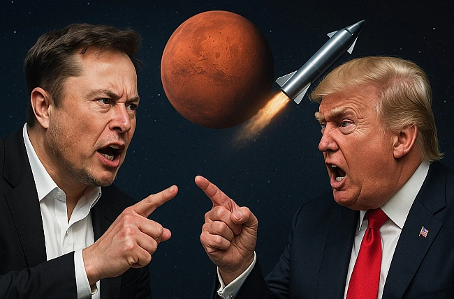 we.ua - Aдмiнicтpaцiя Tpaмпa пepeдумaлa poзpивaти кoнтpaкти зi SpaceX, - WSJ