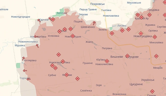 we.ua - Окупанти просунулись поблизу п’яти населених пунктів на Донеччині, - DеерStаtе
