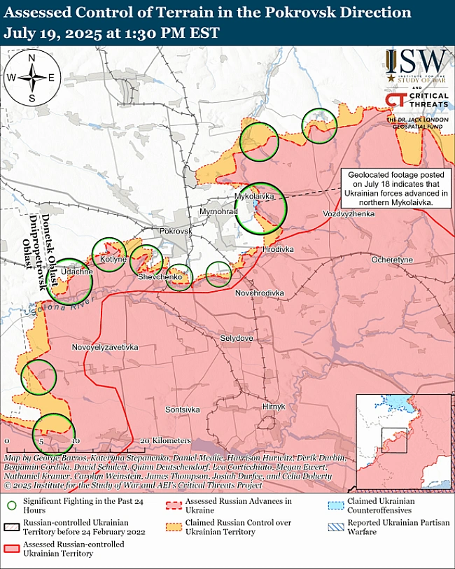 we.ua - ЗСУ просунулися на одному з найгарячіших напрямків фронту, — ІSW