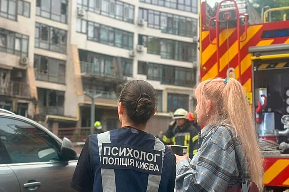 we.ua - Атака на Київ: руйнування зафіксовано у семи районах міста, є жертва (фото)