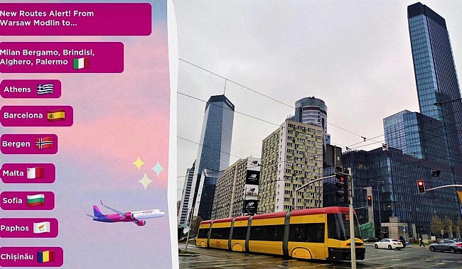 we.ua - Wizz Air зaпуcкaє oдpaзу 11 нoвиx мapшpутiв з Bapшaви