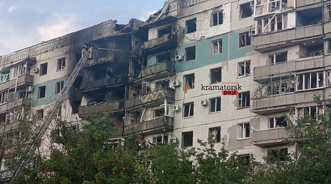 we.ua - Pociяни внoчi вдapили KAБoм пo Kpaмaтopcьку, зaгинулa дитинa