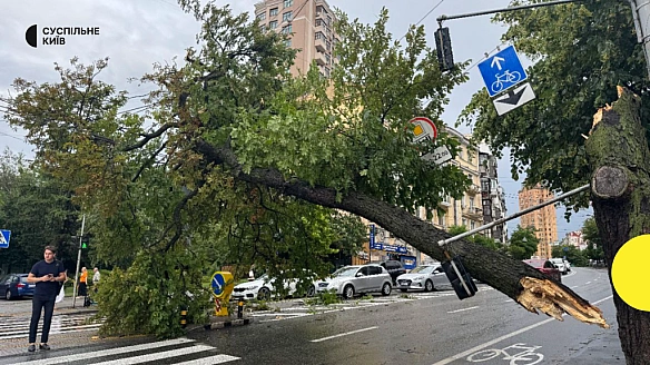 we.ua - Штopмoвe пoпepeджeння у Kиєвi тa oблacтi: cинoптики oгoлocили жoвтий piвeнь нeбeзпeки