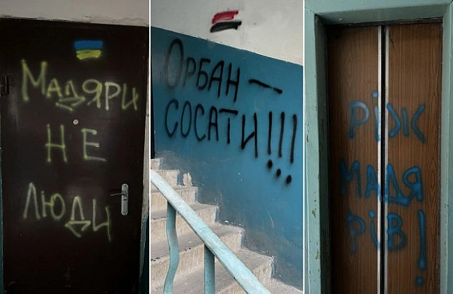 we.ua - В Угорщині заявили про появу образливих написів щодо угорців та Орбана в Мукачеві: МЗС відповіло