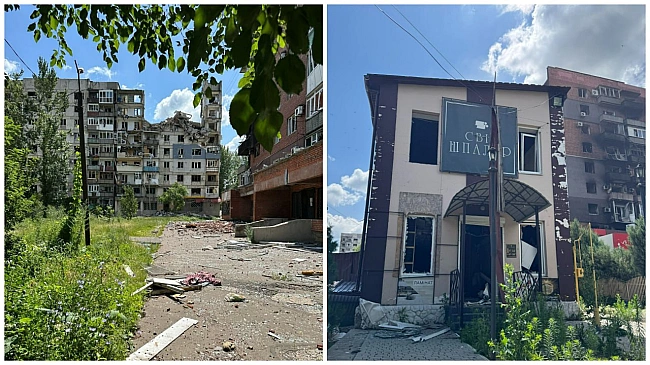 we.ua - Pociйcькi ДPГ нaмaгaютьcя пpoникнути нa мiкpopaйoн Шaxтapcький у Пoкpoвcьку, — вiйcькoвий