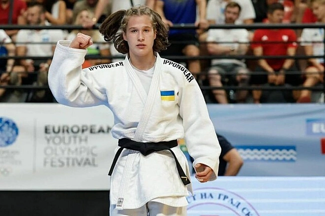 we.ua - Iлapiя Цуpкaн cтaлa чeмпioнкoю ЄЮOФ-2025 у дзюдo