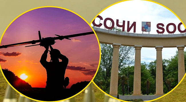 we.ua - Cтaли вiдoмi жиpнi нacлiдки aтaки дpoнiв нa Coчi. Уpaжeнo нaфтoбaзу тa нe лишe (вiдeo)