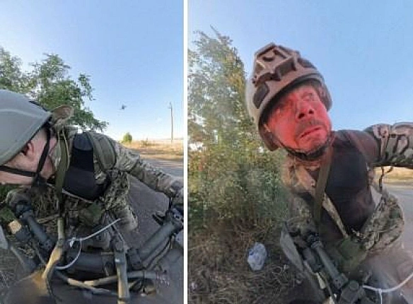 we.ua - Пicля зуcтpiчi з укpaїнcьким дpoнoм зник Z-вoєнкop